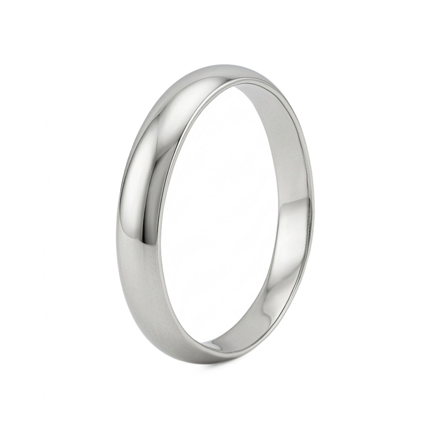 Giftering i hvitt gull 14kt, 3.5 mm. RUBIN modell 803 - 1535