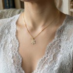 Smykke i forgylt sølv Liv - Hvitveis. LIV - 860403