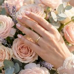 Giftering i gult gull 14kt, 4 mm. RUBIN modell 803 – 1440