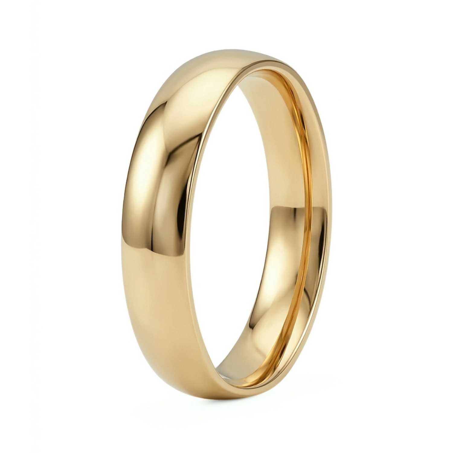 Gifteringer i gult gull 14kt, 4,5 mm. OREST – 1445