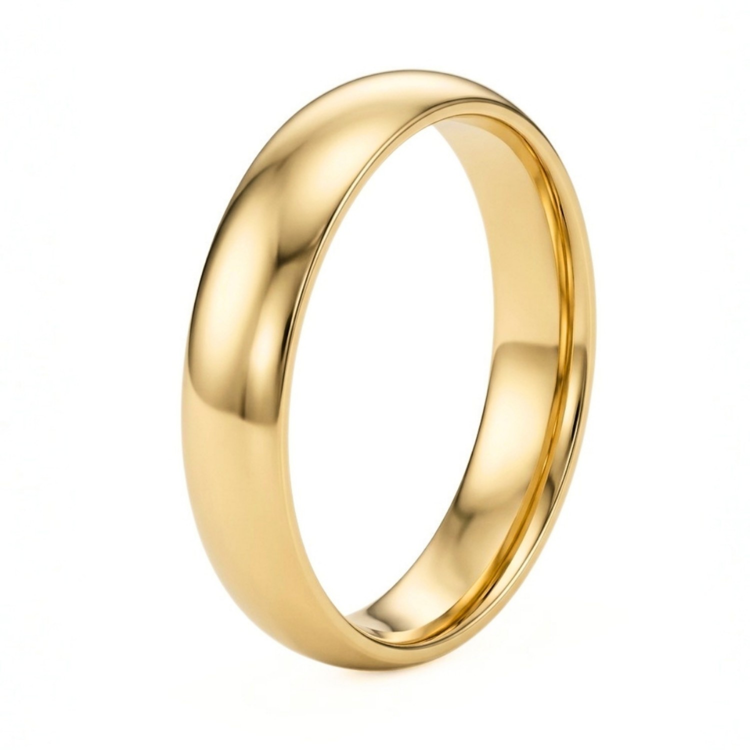 Gifteringer i gult gull 14kt, 5 mm. RUBIN modell 803 – 1450