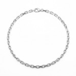 Anker herre kjede i sølv, 45 cm - 11-FD180-45