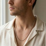 Herrekjede i sølv 50cm - 11-FD080-50