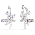 Swarovski øredobber Ariana Grande x Swarovski drop earrings Mixed cuts, Dragonfly, Multicolored, Rhodium plated - 5749185