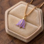 Smykke i forgylt sølv Lilla natt og dag. LIV - 860118