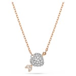 Swarovski smykkesett Idyllia set Mixed cuts, Heart with arrow, White, Rose gold-tone plated - 5745580