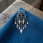 Sølje, oksidert. Graffer - 872104