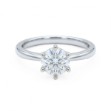 Forlovelsesring i hvitt gull med lab grown diamant 1,00 ct River (E) - VVS2. Diona - 18001100LG