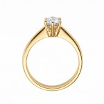 Forlovelsesring diamantring Diona 0,50 ct TW-Si 14kt gult gull - 180010500