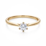 Enstens diamantring Diona 14 kt gull med 0,30 ct TW-Si.Magic Moments -180010300