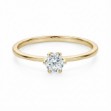 Diamantring forlovelsesring  0,30 ct i 14kt gult gull. Aida - 18016030gg