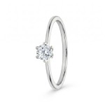 Enstens diamantring Aida med 0,30 ct i 14kt gull. TW-Si. -18016030
