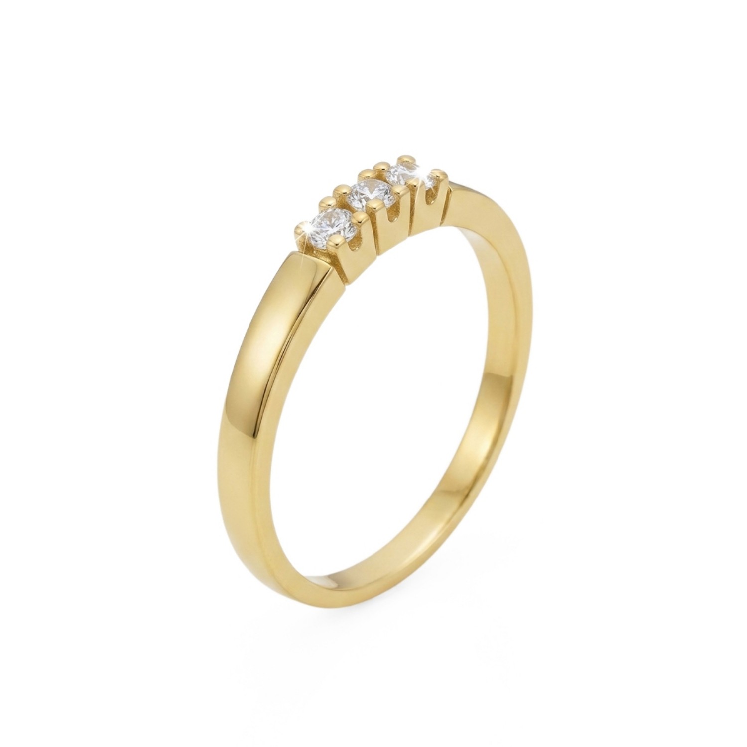 Diamantring Iselin med 3x0,03 ct TW-Si-85030300