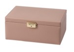 Smykkeskrin, rosa/beige - 3463848