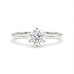 Diamantring forlovelsesring  0,50 ct i 14kt gull. Aida -18016050