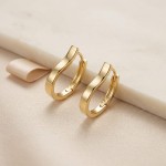 Gulløredobber Cover Up gult gull 14 kt - 47670