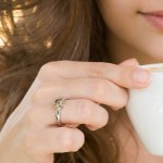 Diamantring Cappuccino med 0,41 ct VS - COC00989