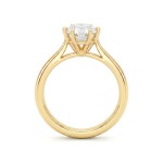 Forlovelsesring med lab grown diamant 0,50 ct River (E) VS i gult gull. Leticia - 18007050LG-gg