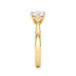 Diamantring forlovelsesring 0,50 ct i 14kt gult gull. Leticia - 18007050gg