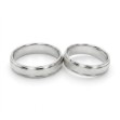 Espeland gifteringer SE128HV40 i hvitt metall - SE128HV40
