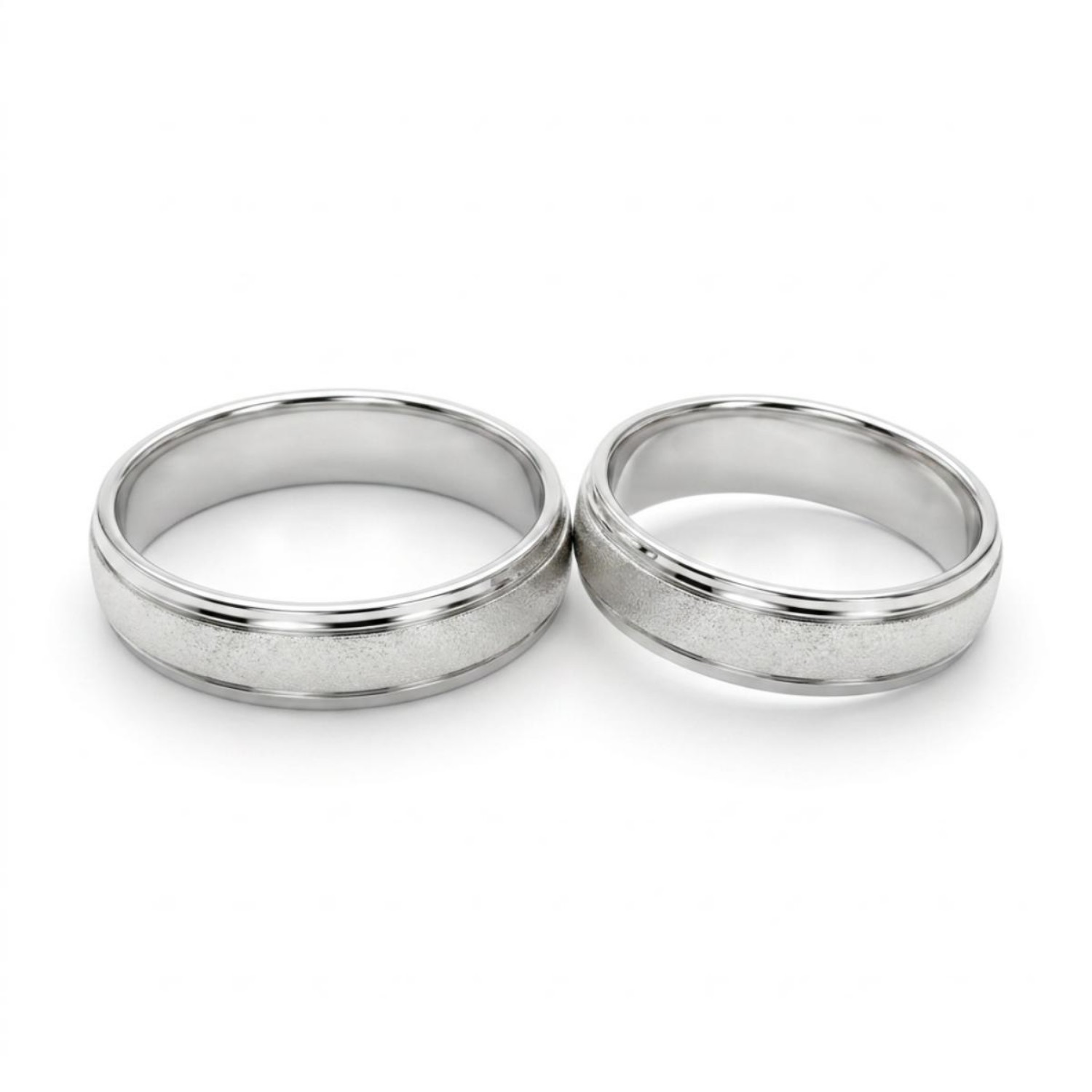 Espeland gifteringer SE128HV40 i hvitt metall - SE128HV40