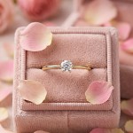 Diamantring forlovelsesring 0,30 ct i 14kt gult gull. Aida - 18016030gg