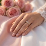 Iselin alliansering i gult gull med diamanter - 85050500
