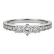 Diamantring i hvitt gull 0,44 ct - ABR00128E