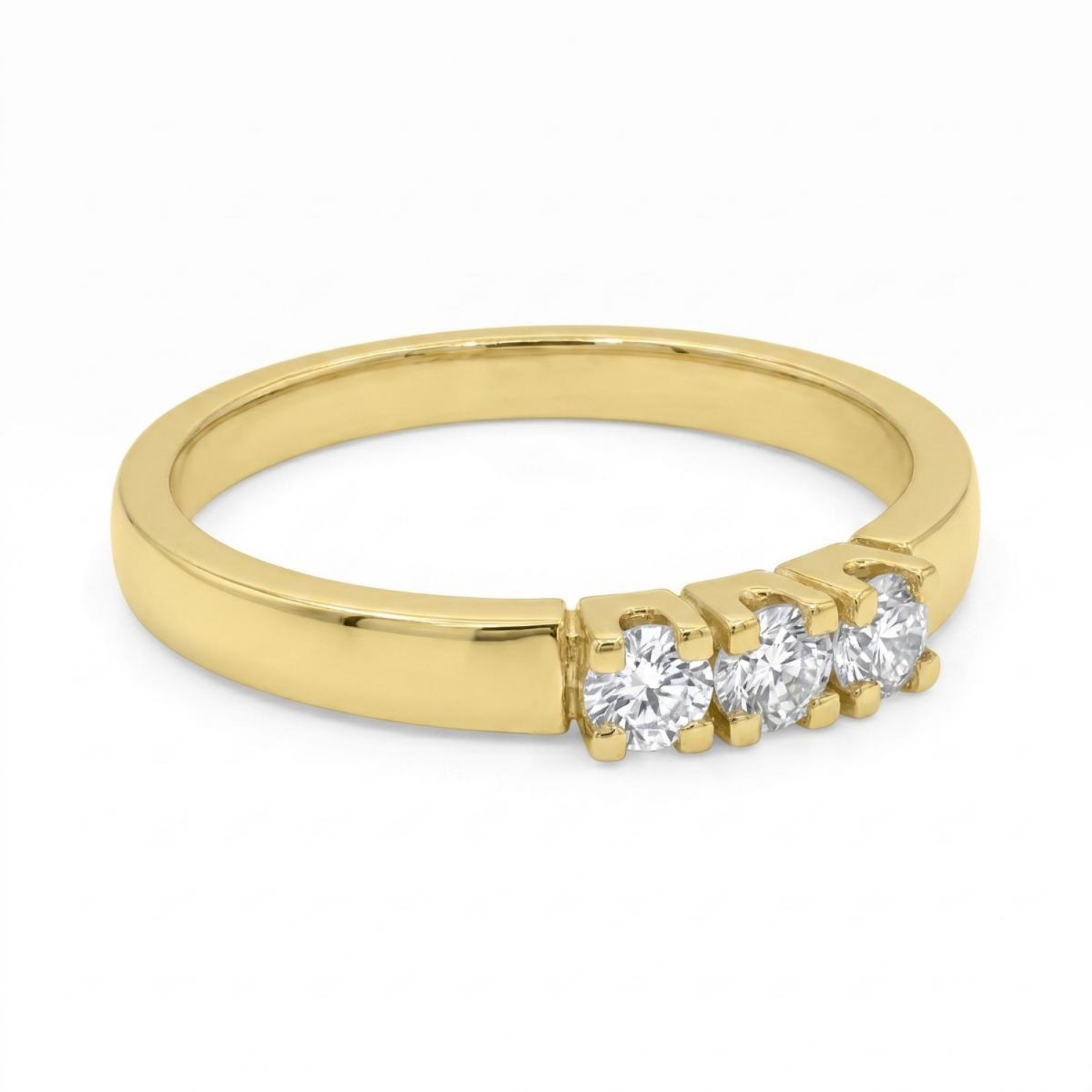 Iselin alliansering i 585 gult gull med diamanter - 85030700