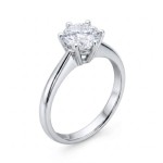 Diamantring forlovelsesring 0,70 ct  i 14kt gull. Diona - 18001070