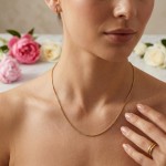 Veneziansk kjede 14kt gult gull, 1.2 mm - 13GU1242