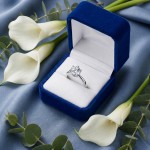 Forlovelsesring i hvitt gull med lab grown diamant 0,70 ct River (D) - VVS2. Diona - LG18001070