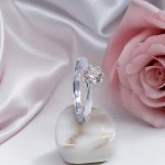 Enstens diamantring Leticia med 0,50 ct i 14kt gull. TW-Si. -18007050
