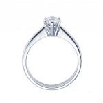 Forlovelsesring med Lab Grown diamant i 0.50 ct og River (D) - VVS2 - LG18001050