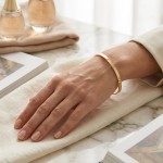 Armbånd gull, 4 mm. ESPELAND - 05GU4057