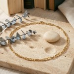 Singapore kjede i gult gull 14 kt, 19 cm, bredde 2.9 mm - 18GU2919