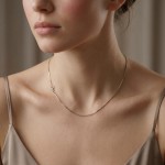 Veneziansk Kjede 14K Hvitt Gull (585) | Fast Lavpris 0.8mm - FBM0842HV
