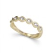 Diamantring i 14kt gult gull med 0,11 ct W-Si - Bur538189