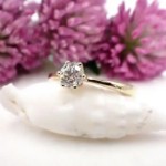 Diamantring forlovelsesring Frøya 0,43 ct River (E)-Si1 - 3106043