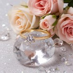 Diamantring forlovelsesring Frøya 0,43 ct River (E)-Si1 - 3106043