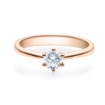 Diamantring forlovelsesring 0,50 ct i 14kt gull. Diona - 18001050