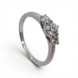 Diamant forlovelsesring i hvitt gull 0.30 ct - ABR01168hv030