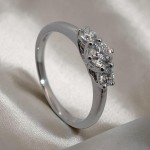 Diamant forlovelsesring i hvitt gull 0.30 ct - ABR01168hv030