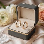 Giftering i gult gull 14kt, 3 mm, modell 167. RUBIN - 1230