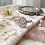 Halo diamantring med diam. 0,50 ct River E VSI - VDA050013hv