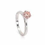 Forlovelesring med rosa Lab Grown diamant 0,70ct VS1. Leticia - 2510041222LG