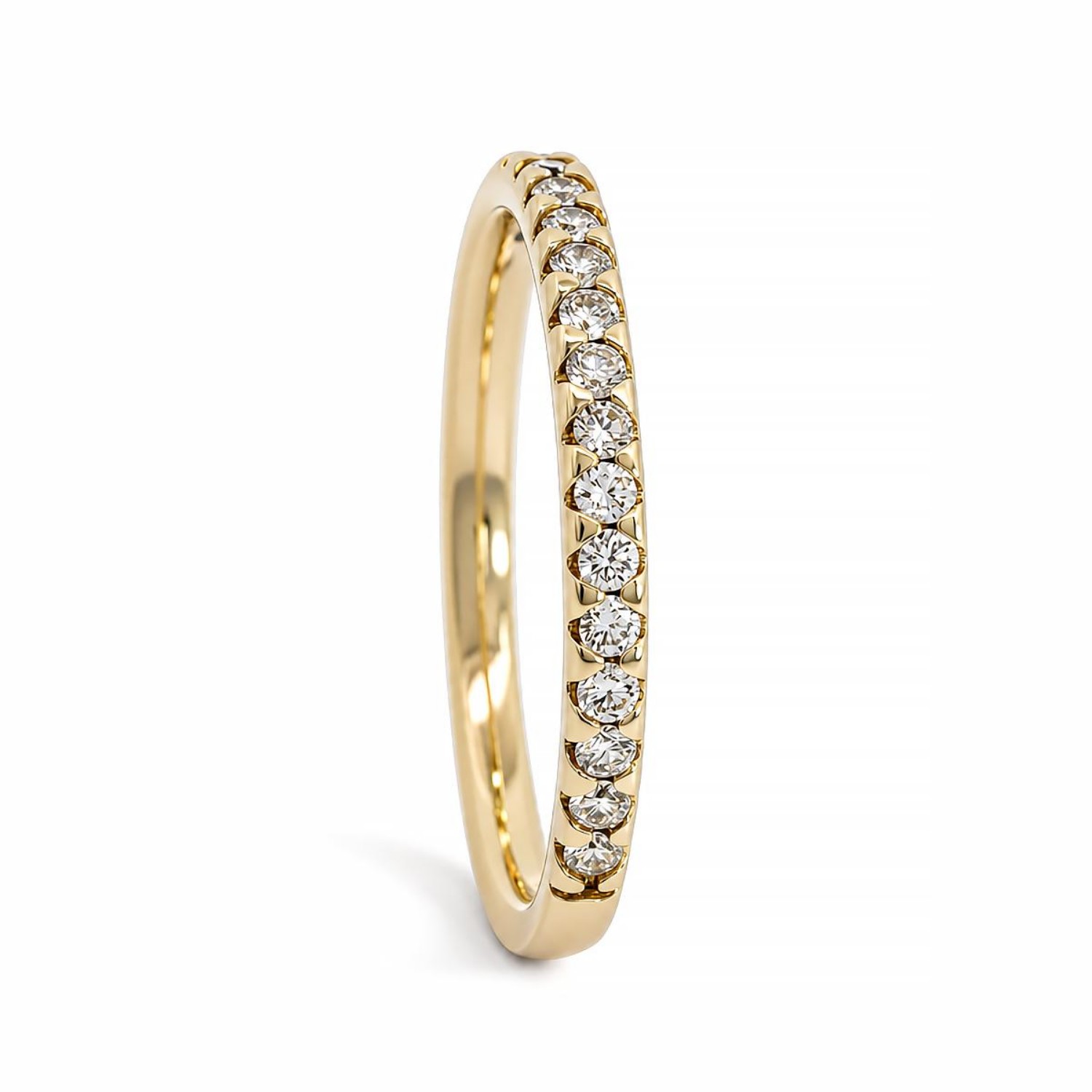 Forlovelsesring i gult gull med Lab Grown diamanter 0,25ct TW-VS - Bur5Z0020