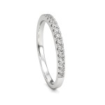 Diamantring i hvitt gull med Lab Grown diamanter 0,25ct TW-VS - Bur5Z0020hv