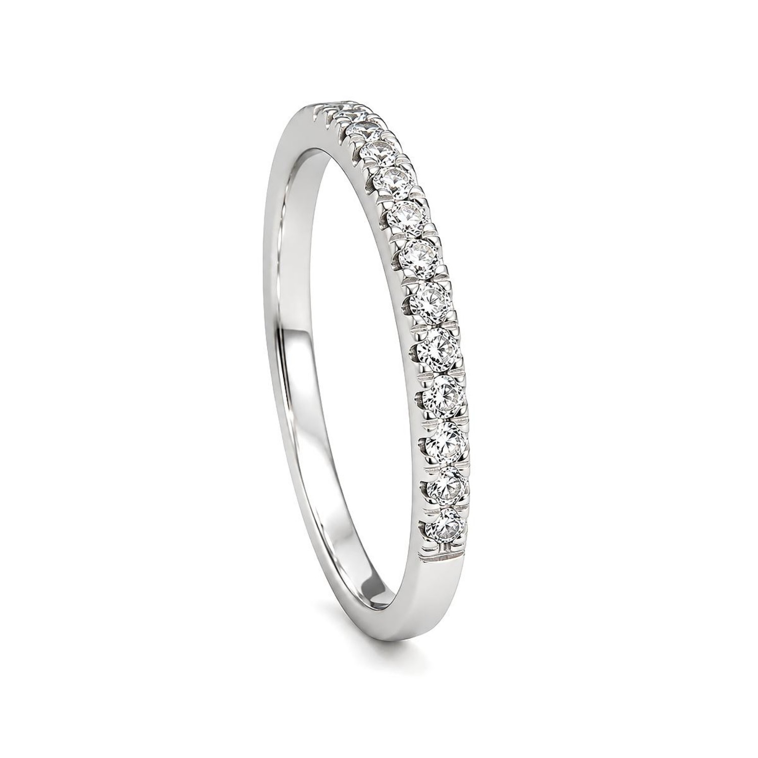 Diamantring i hvitt gull med Lab Grown diamanter 0,25ct TW-VS - Bur5Z0020hv