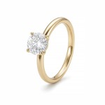 Forlovelsesring i gult gull med Lab Grown diamant 1,00ct TW-VS - Bur5Z00030